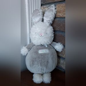 Furriends Kids Preferred 15" Plush Gray White Rabbit Bunny Satin Ears 2020 READ